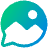 Chat Bubble Mms Media Photo Circle Icon from Plump Gradient Set