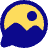 Chat Bubble Mms Media Photo Circle Icon from Plump Pop Set
