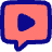 Chat Bubble Video Voice Note Icon from Plump Pop Set