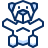Teddybear Icon from Cyber Duotone Set