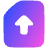 Sim Card Upload Insert Icon from Plump Gradient Set