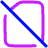 Sim No Card Icon from Plump Neon Set