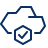 Cloud Check Icon from Cyber Line Set