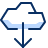 Cloud Download Icon from Cyber Duotone Set