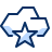 Cloud Favorite Star Icon from Cyber Duotone Set