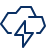 Cloud Flash Icon from Cyber Line Set
