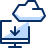 Cloud PC Imac Download Icon from Cyber Duotone Set
