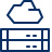 Cloud Server 1 Icon from Cyber Line Set