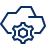 Cloud Setting Icon from Cyber Line Set