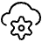 Cloud Settings Icon from Streamline Light 3.0 Set