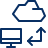 Cloud Transfer PC Imac Icon from Cyber Line Set