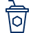 Ice Beverage 1 Icon from Cyber Line Set