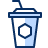 Ice Beverage 1 Icon from Cyber Duotone Set