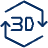 3D Sync Icon from Cyber Duotone - Free Set
