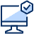 Computer Imac Check Icon from Cyber Duotone - Free Set