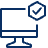 Computer Imac Check Icon from Cyber Line - Free Set