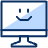 Computer Imac Smiley Face Icon from Cyber Duotone - Free Set