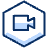 Video Meeting Hexagon Icon from Cyber Duotone - Free Set