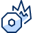 Disc Burn Icon from Cyber Duotone Set