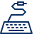 Keyboard Icon from Cyber Line Set