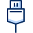 Usb 2 Icon from Cyber Duotone Set