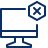 Computer Imac Remove Icon from Cyber Line Set