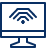 Computer Imac Wifi 1 Icon from Cyber Line Set