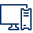 Computer PC 2 Icon from Cyber Line Set