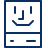 Computer PC Smiley Face Icon from Cyber Line Set