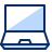 Laptop 1 Icon from Cyber Duotone Set