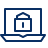 Laptop Lock Icon from Cyber Line Set