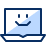 Laptop Smiley Face Icon from Cyber Duotone Set