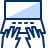 Laptop Typing Icon from Cyber Duotone Set