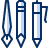 Pen Pencil Icon from Cyber Duotone Set