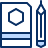 Pencil Diary Icon from Cyber Duotone Set