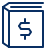 Book Dollar Sign Icon from Cyber Line Set