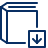Book Download Icon from Cyber Line Set