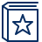 Book Favorite Star Icon from Cyber Line Set
