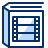 Book Film Icon from Cyber Duotone Set