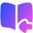 Book Flip Next Page Arrow Icon from Plump Gradient Set