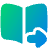 Book Flip Previous Page Arrow Icon from Plump Gradient Set
