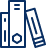 Book Library Icon from Cyber Line Set