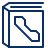 Book Phone Contact Icon from Cyber Line Set