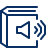 Book Sound Icon from Cyber Line Set