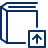 Book Upload Icon from Cyber Line Set