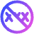 Content Rating Block No Adult Content Icon from Plump Gradient Set