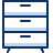 Drawer 1 Icon from Cyber Duotone Set