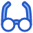 Interface Content Eye Glasses icon - Free transparent PNG, SVG. No Sign up needed.