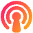 Podcast Wifi Hotspot Icon from Plump Gradient Set