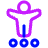 Accessibility Settings Options Icon from Plump Neon Set